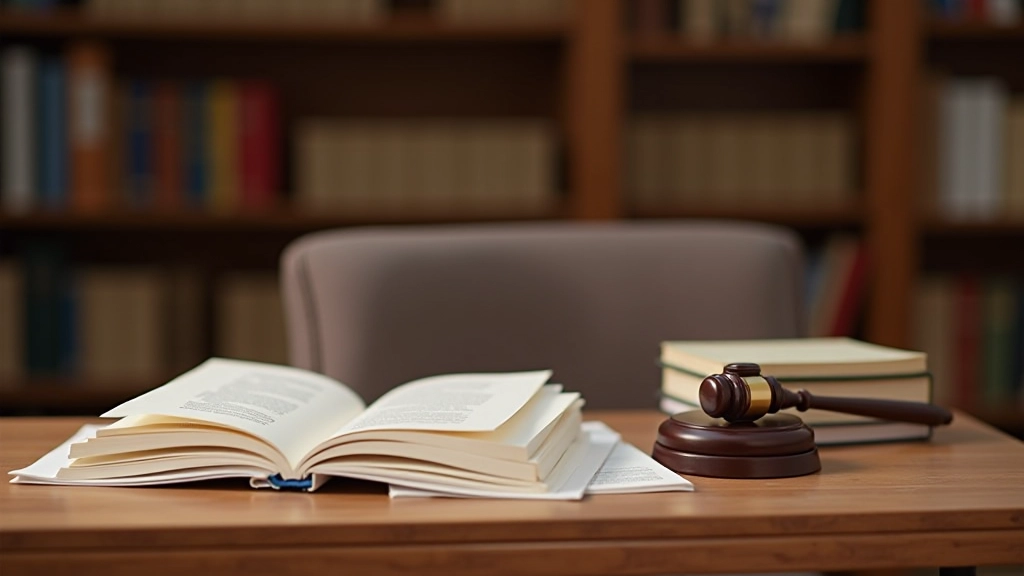 Livro de leis e legislação portuguesa sobre mesas de madeira em biblioteca